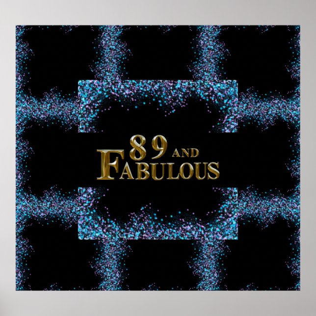Póster 89 cumpleaños (Frente)
