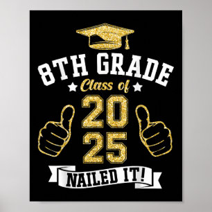 Póster 8.º Grado Cl De 2025 Encarcelado Estudiantes De Gr