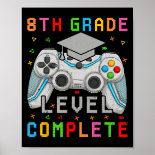 Póster 8.º Grado Clase De Jugador Completa De Gradu 2024