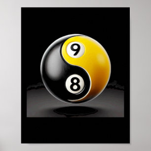Póster 8 Ball 9 Ball Pool Billister Player