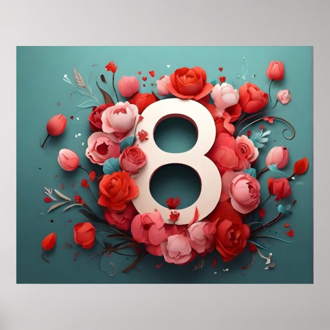 Póster 8 de marzo (Frente)