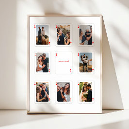 Póster 8 Foto Collage Qué Afortunados Somos Cartas de Jue