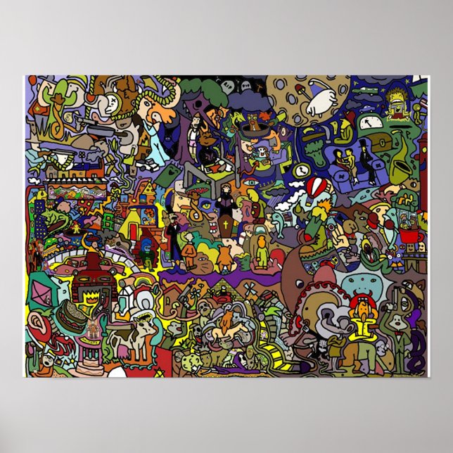 Póster 8 Lives Poster (Frente)