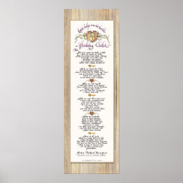 Póster 8 x 24 Construir un niño sano - Barn Wood Fence