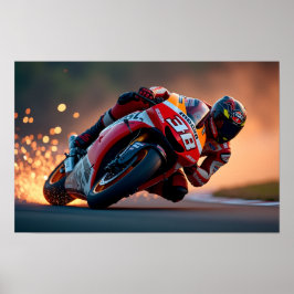 Póster 8K MotoGP Elite: High-Velocity Superbike Digital A