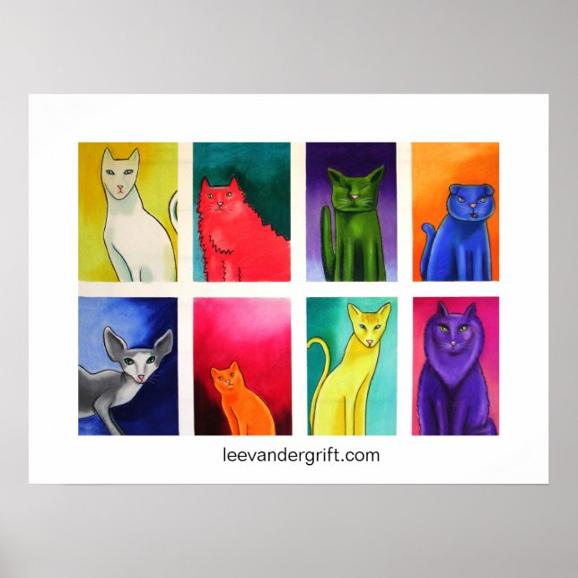 Póster 8PackOPussy, leevandergrift.com (Frente)