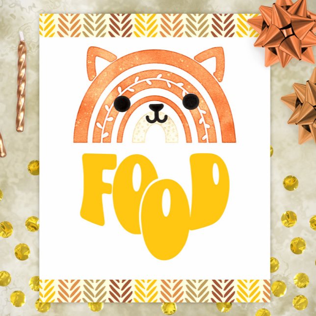 Póster 8x10 Estación de alimentos Boho Woodland Fox Cumpl (Subido por el creador)