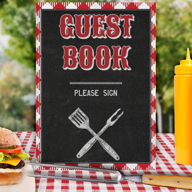Póster 8x10 Rótulo de mesa de la mesa del libro de invita (Subido por el creador)