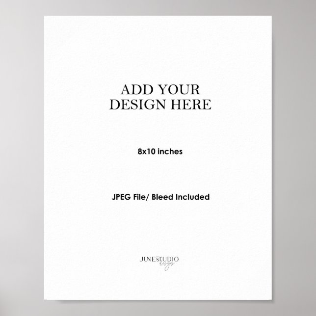 Póster 8x10" Wall Art Poster Printing (Frente)