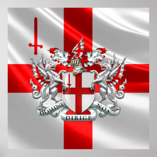 Póster [900] Ciudad de Londres - Escudo de armas
