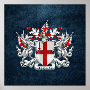Póster [900] Ciudad de Londres - Escudo de armas