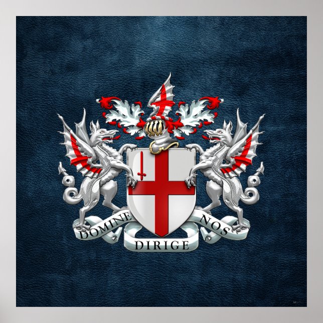 Póster [900] Ciudad de Londres - Escudo de armas (Frente)