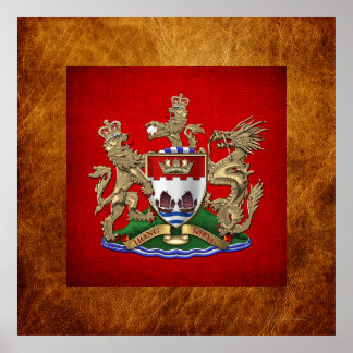 Póster [901] Hong Kong - 1959-1997 Escudo de armas