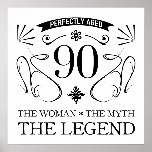 Póster 90.º Cumpleaños De Las Mujeres (Frente)