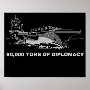 Póster 90.000 toneladas de diplomacia: Navegando por el R