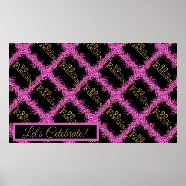 Póster 90 cumpleaños (Frente)