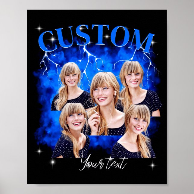 Póster 90s Bootleg Rap Tee Photo  (Frente)