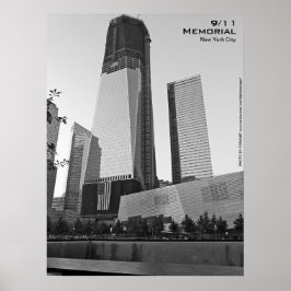 Póster 911 Memorial NYC Poster 18x24 BW8