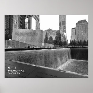 Póster 911 Memorial NYC Poster 24x18 BW4