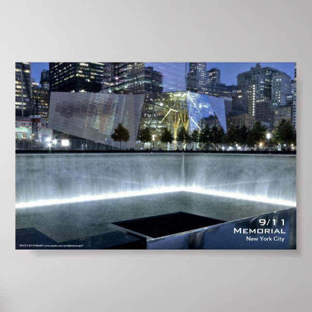 Póster 911 Memorial NYC Print 6x4 (Frente)