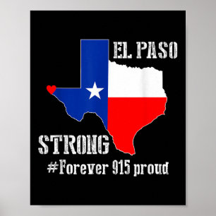 Póster 915 Orgullosa Camiseta Fuerte De El Paso