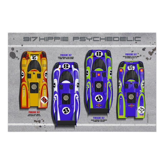 Póster 917 Hippie Design (Anverso)