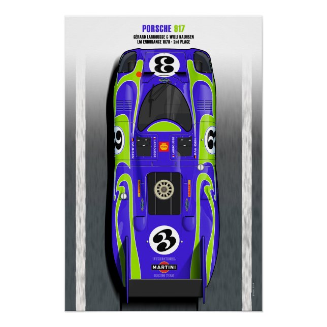 Póster 917 Larrousse - Kauhsen LM 1970 (Anverso)