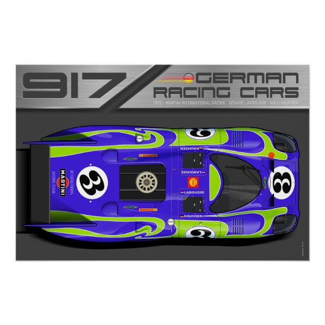 Póster 917 No.3 Hippie Car (Anverso)