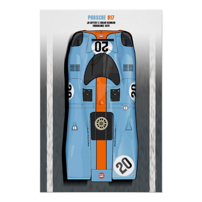 Póster 917 Siffert - Redman LM 1970 (Anverso)