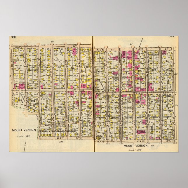 Póster 9899 Mt Vernon (Frente)