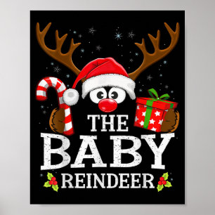 Póster 99 Equipo de renos de Navidad coincidentes - Uni-a