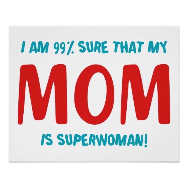 Póster 99% Supermujer (Anverso)
