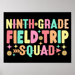 Póster 9.ª Escuadrón De Viaje De Campo De Grado De Vuelta