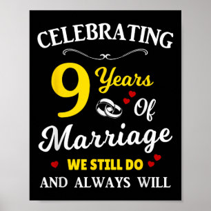 Póster 9.º Aniversario del Boda