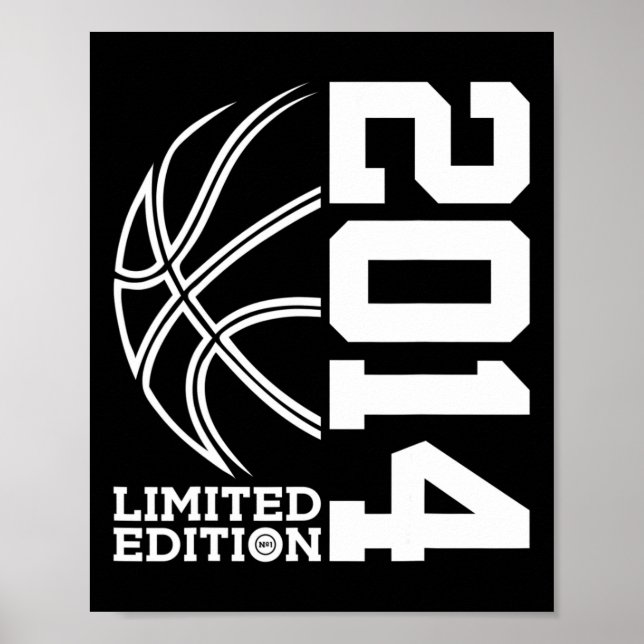 Póster 9.º Birthday Basketball Limited Edition 2014 1 (Frente)