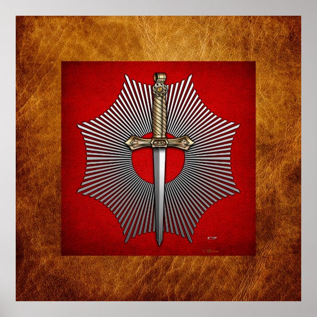 Póster 9.º título: Maestro del Templo (Frente)