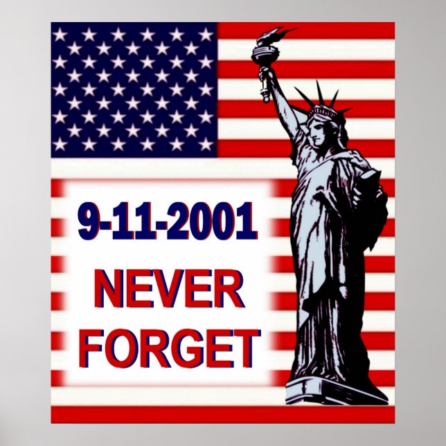 Póster 9-11-2001-Poster de nunca olvidar (Frente)