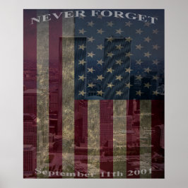 Póster 9/11 Never Forget - Poster
