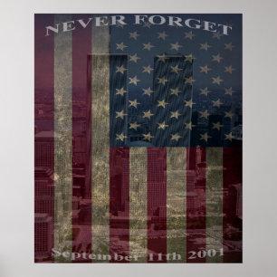 Póster 9/11 Never Forget - Poster