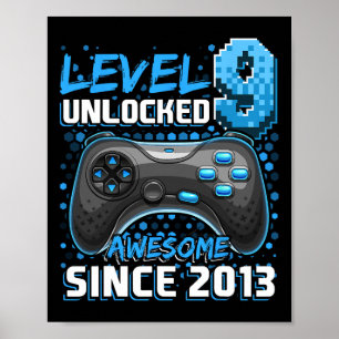 Póster 9 Desbloqueados Impresionantes Videojuegos 2013 No