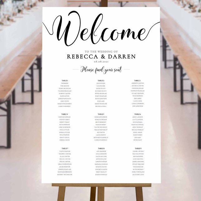 Póster 9 Tabla de asientos para Bodas de tabla (Subido por el creador)