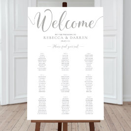 Póster 9 Tabla Personalizada de Asientos Bodas Plata