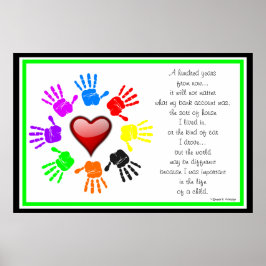 Póster A0001.I Marcó una diferencia.Poster.1