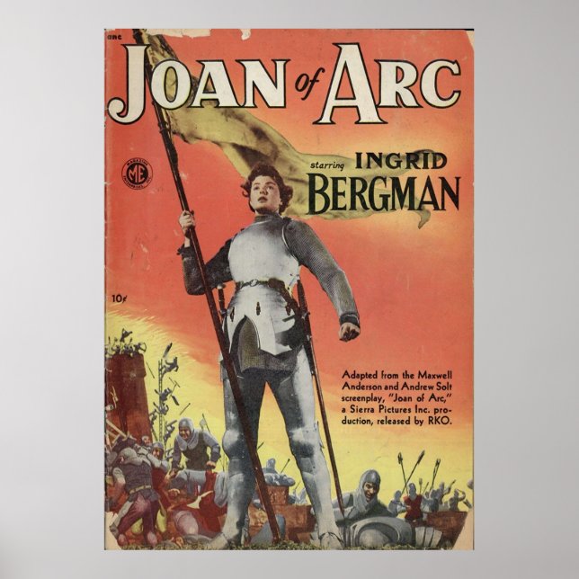 Póster A1 Comics 021 Juana De Arc nn (Frente)