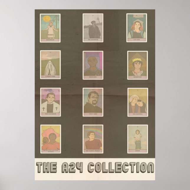 Póster A24 Film Tarot Design Collection (Frente)