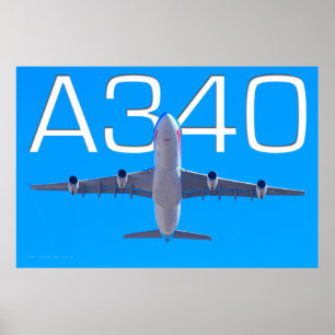 PÓSTER A340 AIRLINER