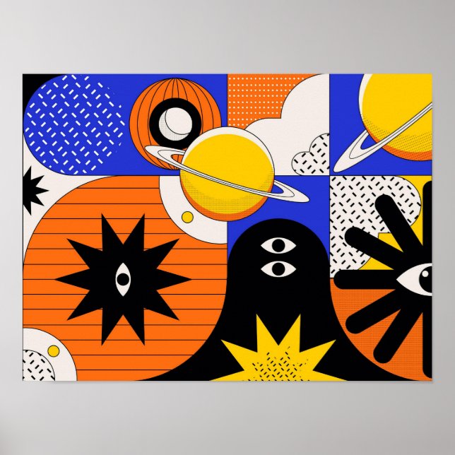 Póster A3 Bauhaus Art Poster 2 (Frente)