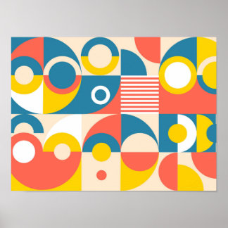 Póster A3 Bauhaus Art Poster 4