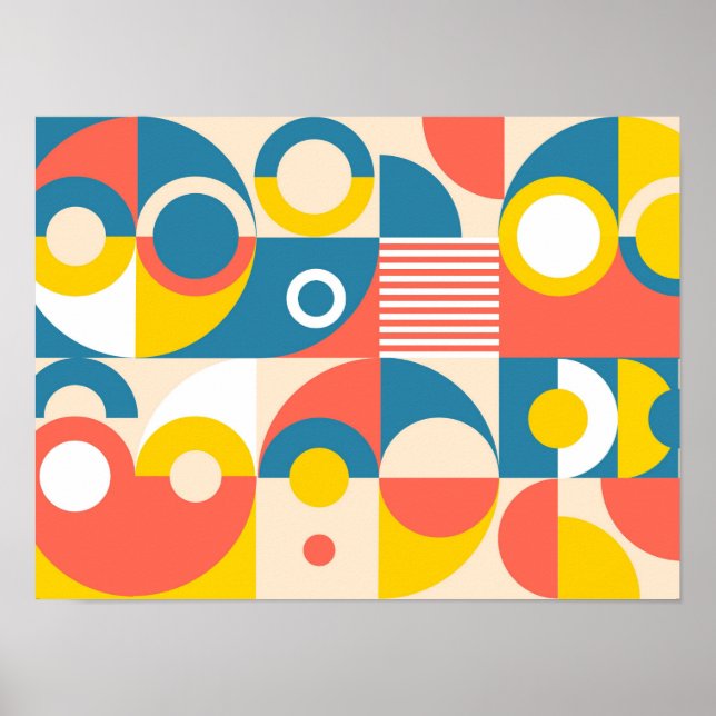 Póster A3 Bauhaus Art Poster 4 (Frente)