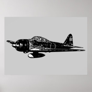 Póster A6M Zero